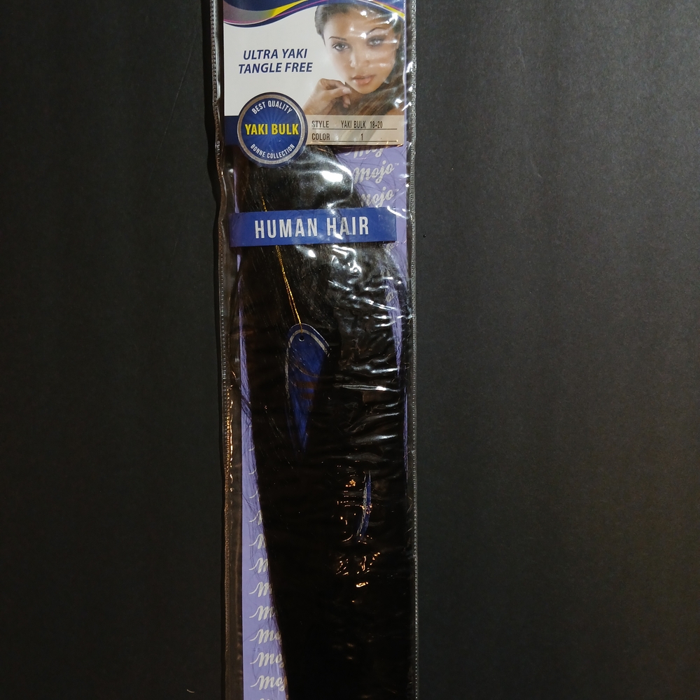 Ultra Yaki Tangle Free Human Hair Extension - Black